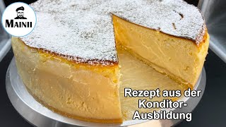 Käsekuchen Rezept mit Boden  Cheesecake Recipe  Käsetorte [upl. by Rodrich829]