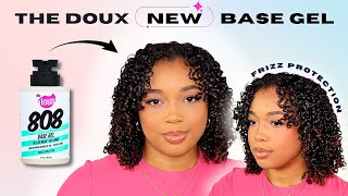 I TRIED THE DOUXS NEW 808 BASE GEL  SHINE  DEFINITION  NO FRIZZ  ONE PRODUCT [upl. by Drummond458]