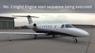 BRAND NEW 2015 Cessna Citation CJ4  Full Jet Engine Start [upl. by Haeckel]