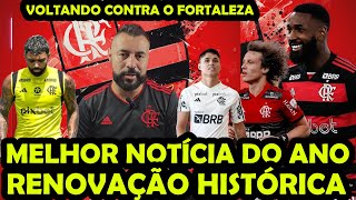 🎉 MELHOR NOTÍCIA DO ANO RENOVAÇÃO HISTÓRICA DAVID LUIZ E LUIZ ARAÚJO EM FOCO🔴⚫ [upl. by Ethelind741]