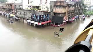 Flooding in India forces residents to flee [upl. by Eimmit]