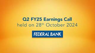 Q2 FY25 Earnings Call held on 28th October 2024 [upl. by Alyosha219]