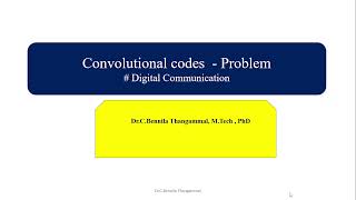 Convolutional Codes  Trellis State Diagram and Code Tree Problem [upl. by Acisseg]