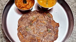 Instant Breakfast RecipeHealthy Weightloss FoodDiet FoodsRagi DosaDosa RecipMillet Dosa shorts [upl. by Echo379]