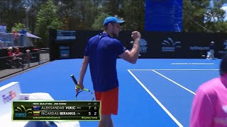 Aleksandar Vukic v Ričardas Berankis Match Highlights R1  Sydney International 2018 [upl. by Hooge]