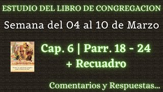 ESTUDIO DE LIBRO DE CONGREGACIÓN ✅ SEMANA DEL 04 AL 10 DE MARZO [upl. by Bertilla]