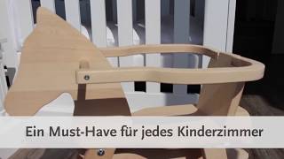 Schaukelpferd Pinolino mit Ring  ein MustHave für jedes Kinderzimmer [upl. by Lithea]