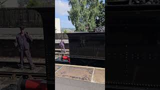 KWVR Steam Locomotive at Keighley Station 4k [upl. by Naellij487]