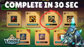 Lords mobile  CHAOS ARENA GATHERING QUEST ll COMPLETE IN 30 sec in hindi [upl. by Najar]