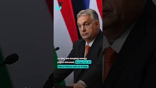 EU must rethink Russian sanctions to cut energy costs Hungary PM [upl. by Narmak]