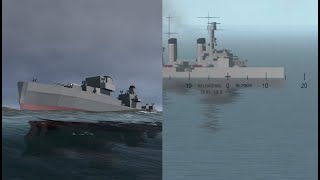 KOLN VS DESTROYER NAVAL ART [upl. by Kerby233]