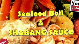 SEAFOOD BOIL amp SHABANG SAUCE RECIPE  COOK WITH ME [upl. by Ybocaj611]