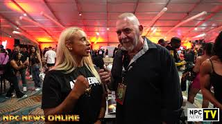 2024 IFBB Olympia Meet the Olympians Tony Doherty Interviews Missy Truscott [upl. by Adleme516]