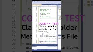 How to Arrange Files in Test Suite  Visual Studio [upl. by Sherr]