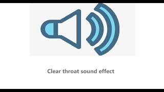 Clear throat sound effect [upl. by Sonia]