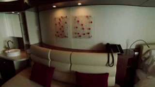 1st look at Norwegian Epics Deluxe Balcony Wave CruiseGuycom [upl. by Sunday]