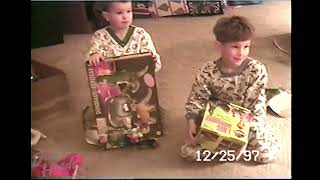 Unwrapping Presents on Christmas Morning 1997  Battleship Air Hockey and Operation [upl. by Renard]