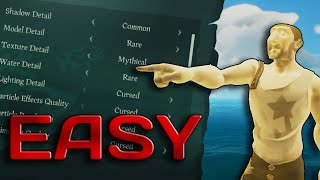 The QUICK amp EASY Graphics Settings Guide for Sea of Thieves [upl. by Suoicerpal120]