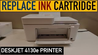 HP DeskJet 4130e Ink Cartridge Replacement Video [upl. by Zanze558]