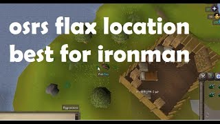 Osrs flax field location ironman [upl. by Freda54]