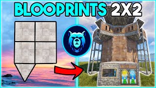 Blooprints GREATEST 2x2 Expansion  Rust Base Design 2024 [upl. by Ailecara707]