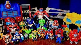 Massive Collection Transformers Rescue Bots Toys  Close to a full set [upl. by Naxela]