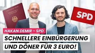 Einbürgerung 2024 Anwalt und SPDBundestagsabgeordneter Hakan Demir über das neue Gesetz [upl. by Remot]