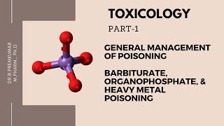 Toxicology Part1General principles of treatment of poisoning [upl. by Kristi902]