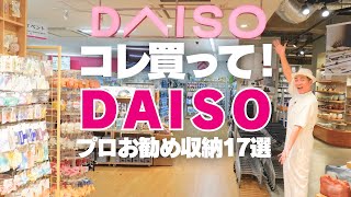 【DAISO行くならコレ買って！】プロがオススメする収納17連発 [upl. by Jovitta635]