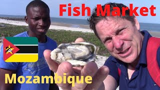 🇲🇿 Maputo FISH MARKET Colorful amp Chaotic Mercado de Peixe Budget Travel Maputo MOZAMBIQUE [upl. by Stevana]