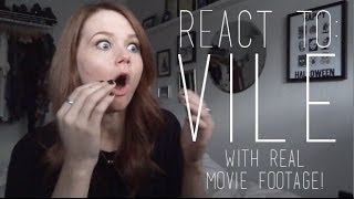 REACT TO VILE ACTUAL MOVIE FOOTAGE INCLUDED  POSSESSEDBYHORROR [upl. by Neal]