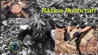 Bushcraft Básico bushcraft woodsman ancientskills aventura campfire [upl. by Weed]