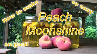 Delicious Peach Moonshine Recipe [upl. by Clotilda]