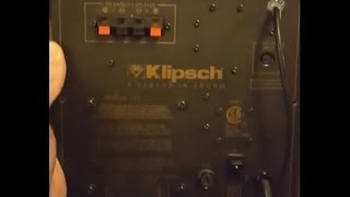 Klipsch Promedia 21 fixed after amp blown [upl. by Kinna]