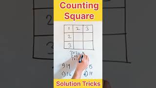 find the number of Square।। counting square।।maths [upl. by Vaughn]