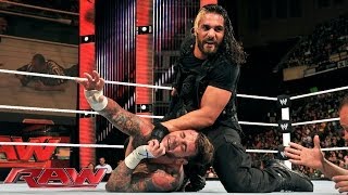 CM Punk vs Seth Rollins Raw Dec 30 2013 [upl. by Roderic470]