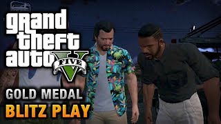 GTA 5  Mission 68  The Bureau Raid Roof Entry 100 Gold Medal Walkthrough [upl. by Nancey239]