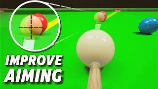 Snooker How To Aim And Improve Game 2024 [upl. by Ylime348]