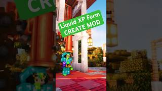 Liquid XP in Minecraft Get to level 30 in seconds with createmod [upl. by Latreshia271]