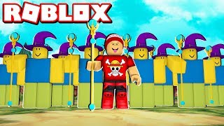 EXÉRCITO DE MAGOS NOOBS e NOVO MAPA no ROBLOX 🧙 → Army Control Simulator 🎮 [upl. by Alyekahs]