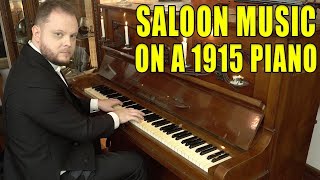 Top 10 Saloon Music on a 1915 Piano [upl. by Gnourt]