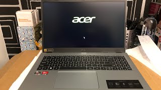 Acer Aspire 3 15 2023 Laptop Unboxing  First Boot Up Pure Silver [upl. by Standley]