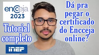 ENCCEJA COMO PEGAR O CERTIFICADO [upl. by Perdita]