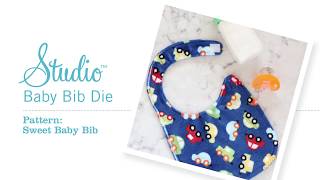 How to make the Studio Sweet Baby Bib with Pam [upl. by Farrel]