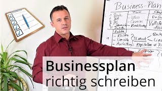 So schreibst du einen erfolgreichen Businessplan [upl. by Eggett]