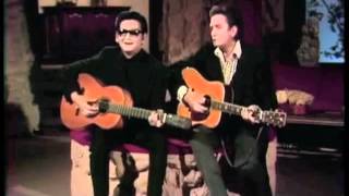 Roy Orbison amp Johnny Cash quotOh Pretty Womanquot Live on The Johnny Cash Show 1969 [upl. by Enrobyalc]