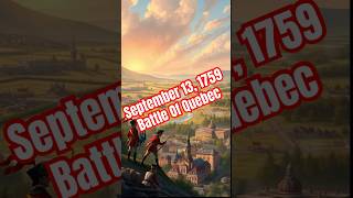 September 13 1759 The Battle Of Quebec Changed North America’s History history viralvideo [upl. by Niwrek442]