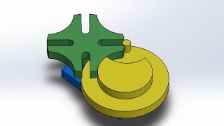 Solidworks Geneva wheel mechanism design tutorial [upl. by Leber]