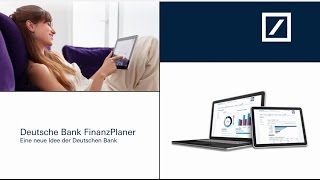 Der Deutsche Bank FinanzPlaner  das digitale Haushaltsbuch [upl. by Aleuname127]