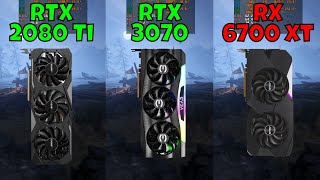 RTX 2080 Ti vs RTX 3070 vs RX 6700 XT Benchmark in 10 Games at 1080p 2024 [upl. by Naillil652]